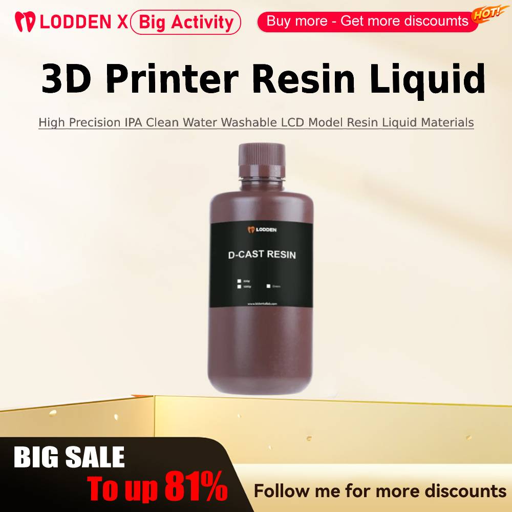 3D Printing Workshop - Lodden طابعة ثلاثية الأبعاد الراتنج السائل