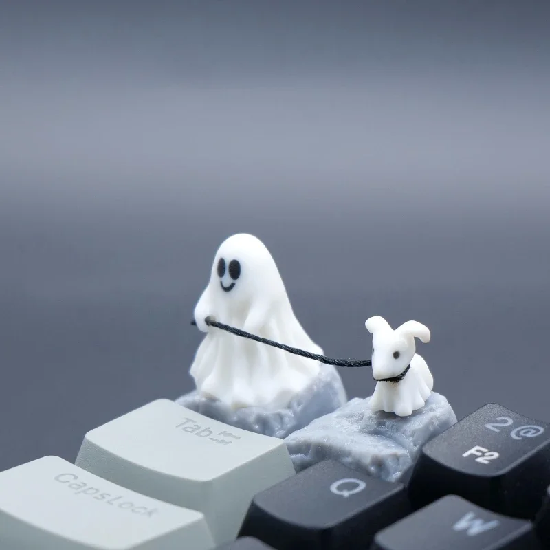 3D Printing Keycaps - شبح جرو الراتنج Keycap مخصص ثلاثية