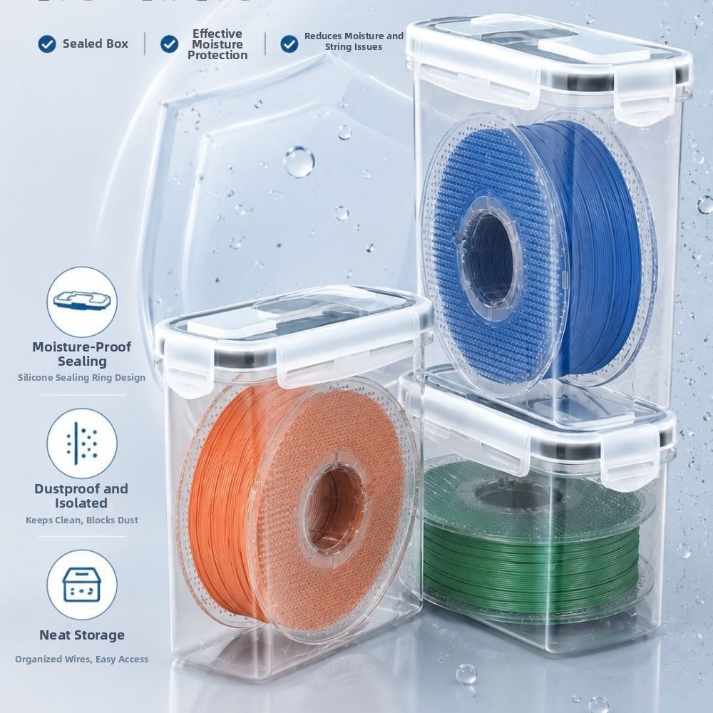 3D Printing For Medical - حاوية شفافة للفيلامنت مقاومة للغبار ومحكمة