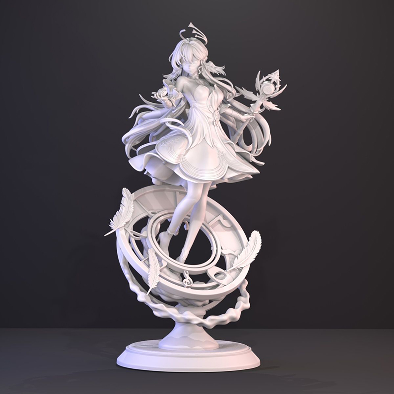 3D Printing Figure - مجسم مطبوع ثلاثي الأبعاد غير مطلي