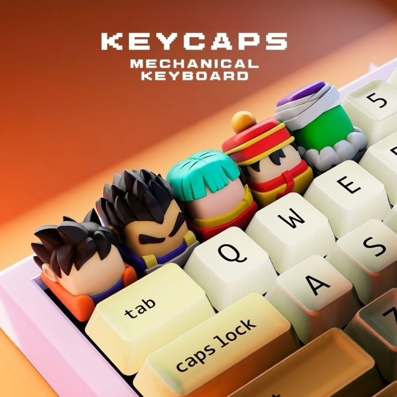 3D Printing Keycaps - أغطية مفاتيح أنمي جديدة، أغطية لوحة