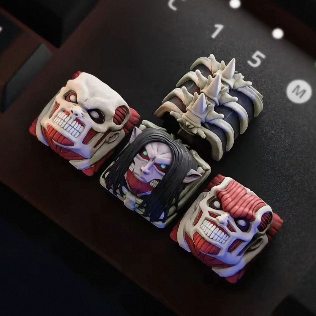 3D Printing Keycaps - مجموعة أغطية مفاتيح جديدة بتصميم هجوم