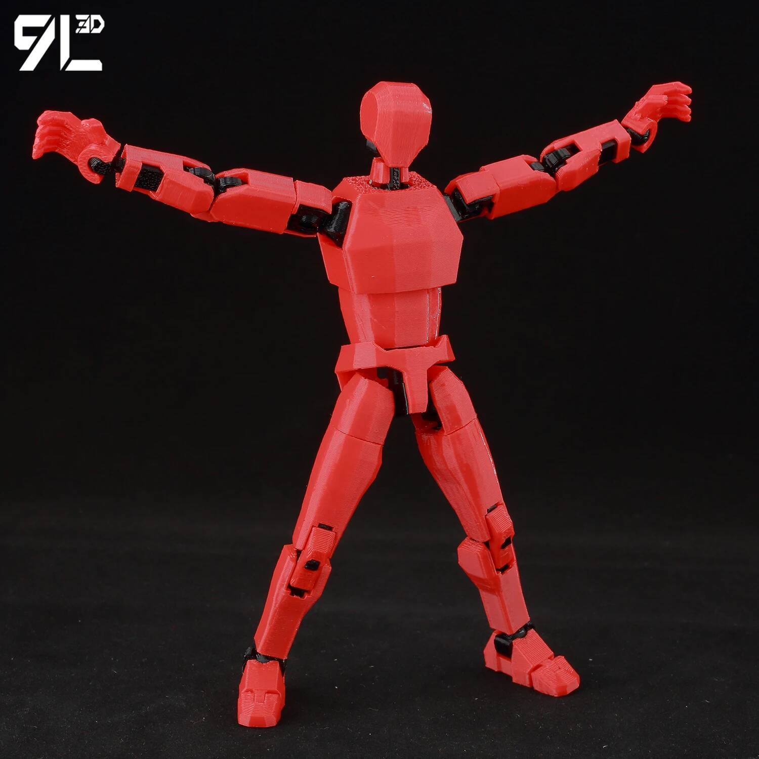 9L3D مطبوعة Dummy13 Lucky13 T1 - مراجعة 3D Printing Mockup وسعره