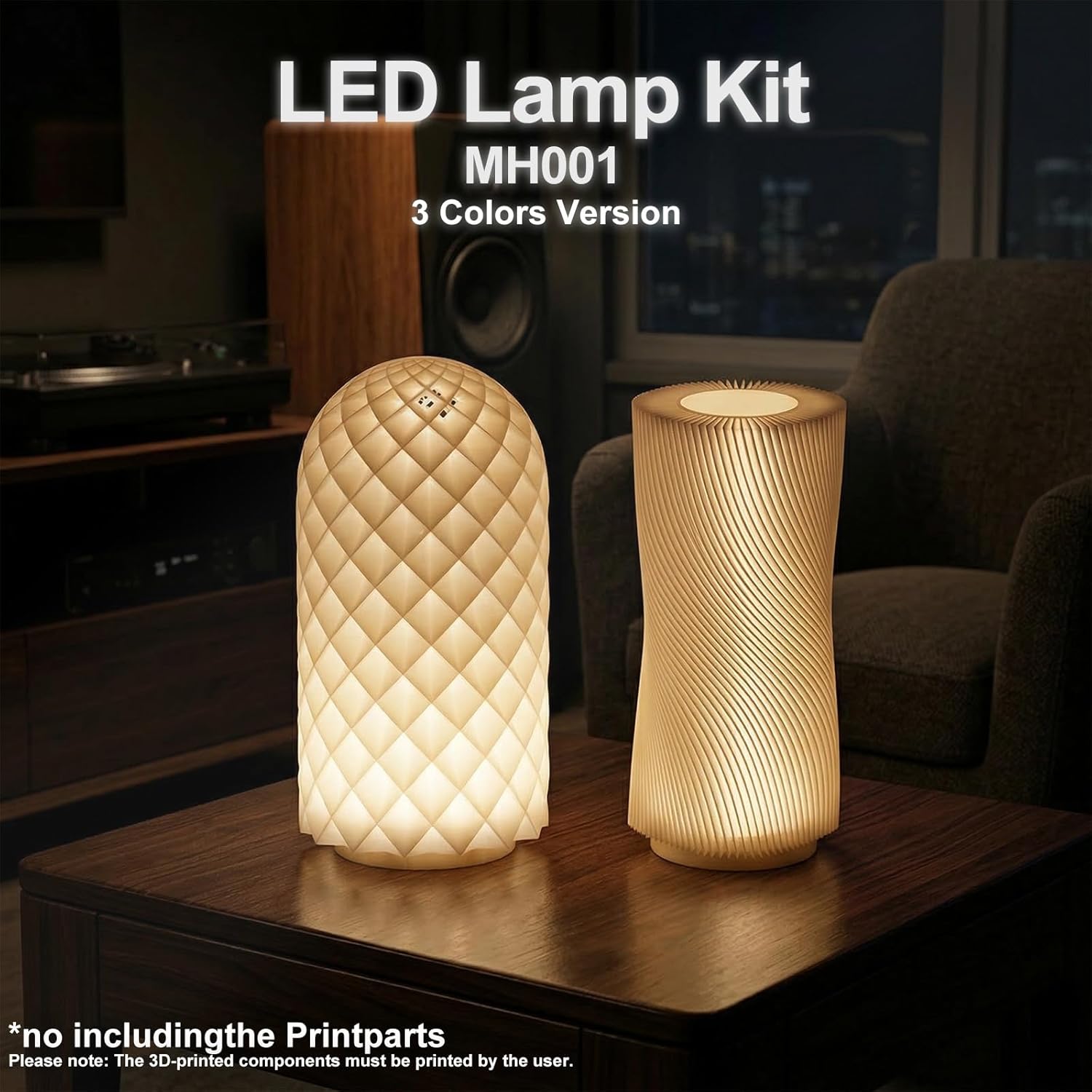 طقم مصابيح LED 5 قطع 001 بثلاث - مراجعة 3D Printing Workshop وسعره