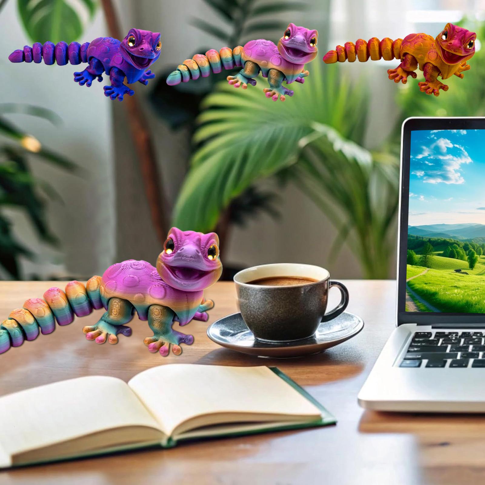 ثلاثية الأبعاد مطبوعة أبو بريص - مراجعة 3D Printing Lizard وسعره