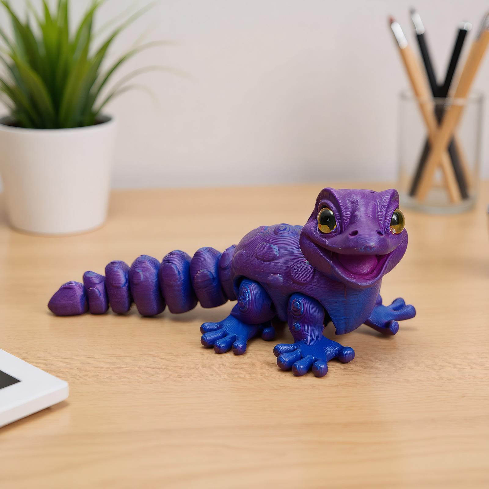ثلاثية الأبعاد مطبوعة أبو بريص - مراجعة 3D Printing Lizard وسعره