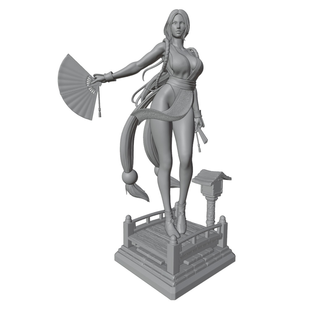 تمثال فتاة مثيرة بشعر طويل مصغ - مراجعة 3D Printing For Dummies وسعره