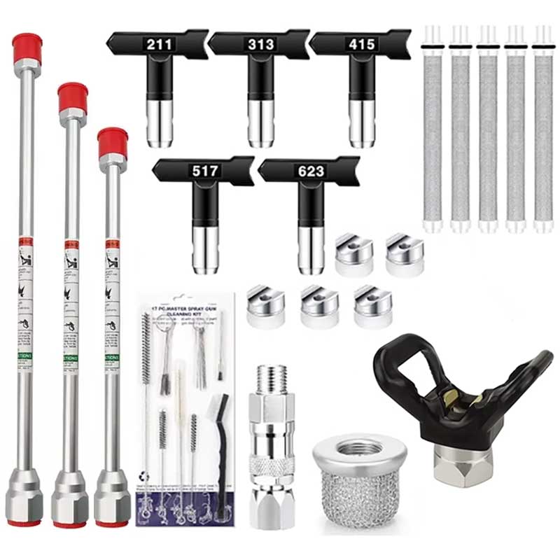 طقم مسدس رش الطلاء بدون هواء 1 - مراجعة Nozzle Cleaning Kit وسعره