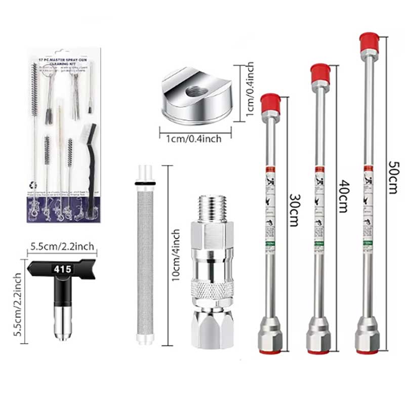 طقم مسدس رش الطلاء بدون هواء 1 - مراجعة Nozzle Cleaning Kit وسعره