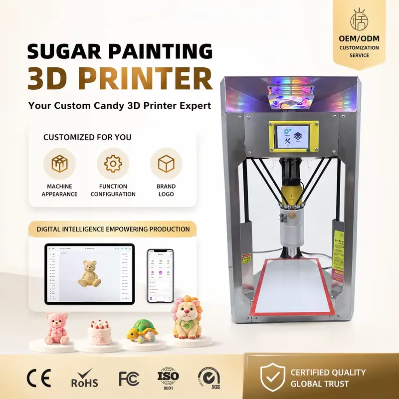 آلة طباعة ثلاثية الأبعاد للسكر - مراجعة 3D Printing Vendor وسعره