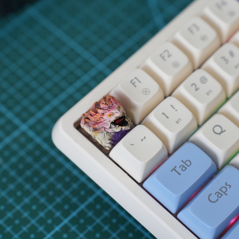 أغطية مفاتيح مخصصة من الراتنج  - مراجعة 3D Printing Keycaps وسعره