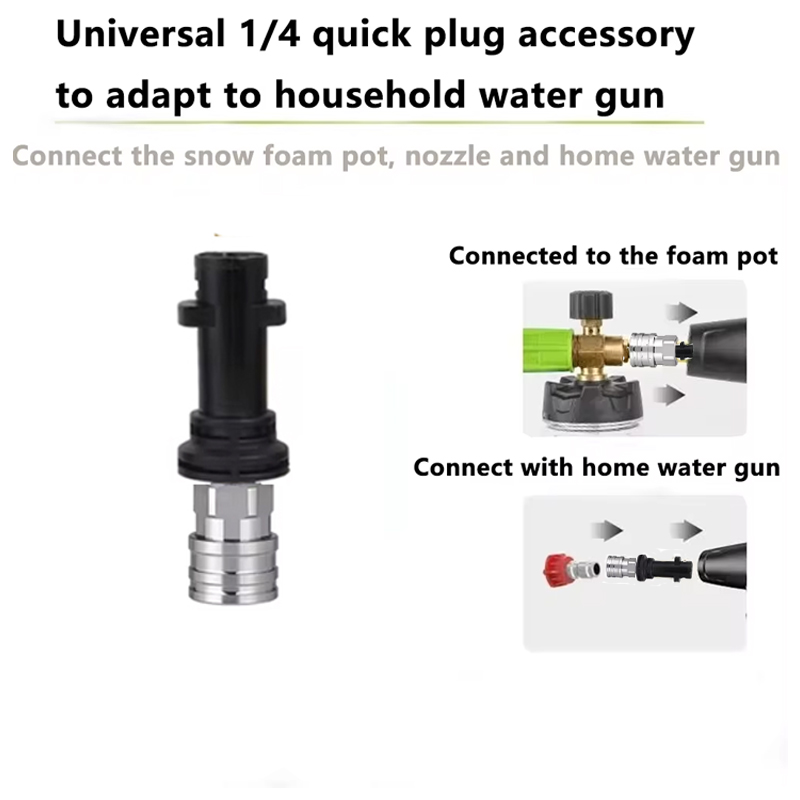 موصل سريع لغسالة الضغط 1/4 بوص - مراجعة Nozzle Cleaning Kit وسعره