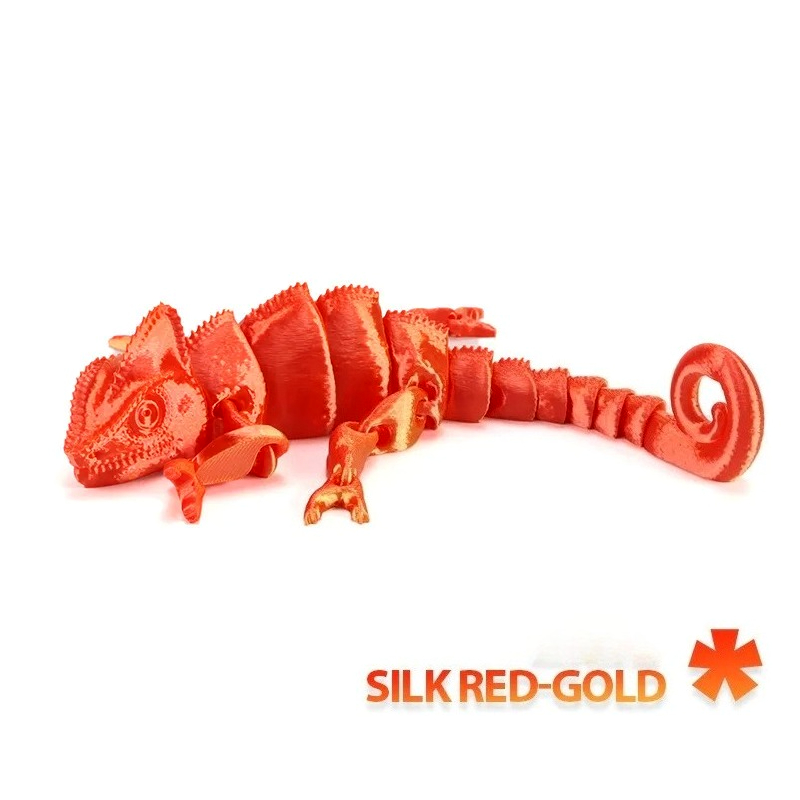 أزياء 3D مطبوعة التنين الحرباء - مراجعة 3D Printing Lizard وسعره