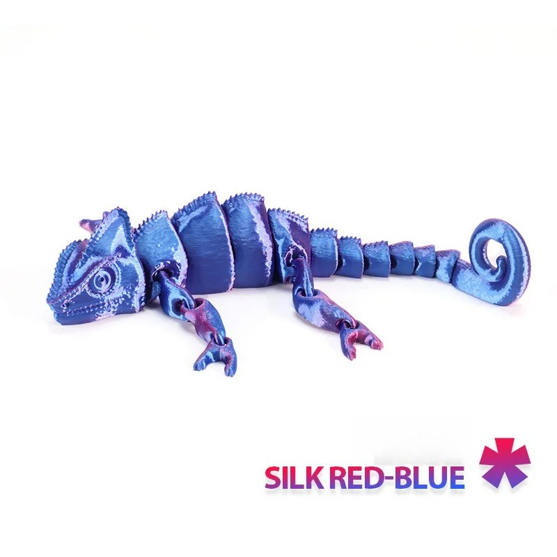 أزياء 3D مطبوعة التنين الحرباء - مراجعة 3D Printing Lizard وسعره