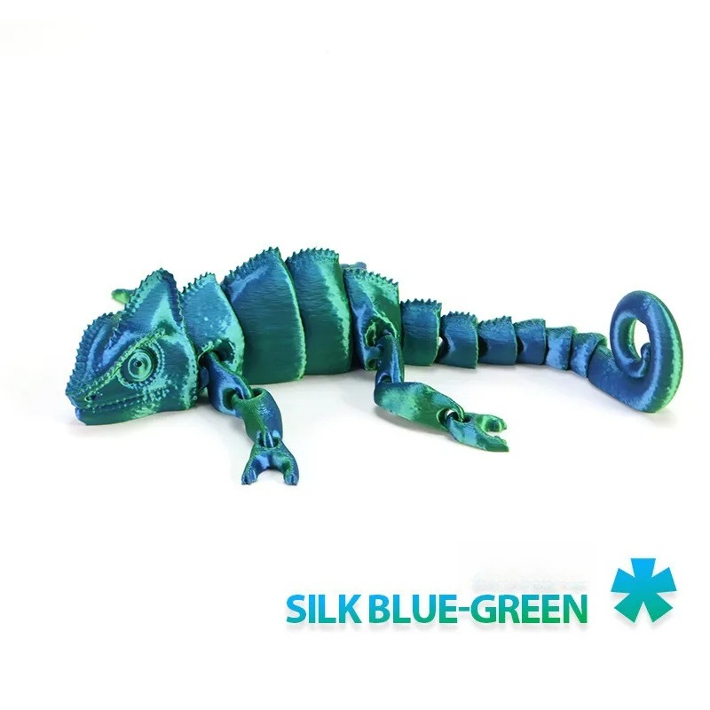 أزياء 3D مطبوعة التنين الحرباء - مراجعة 3D Printing Lizard وسعره