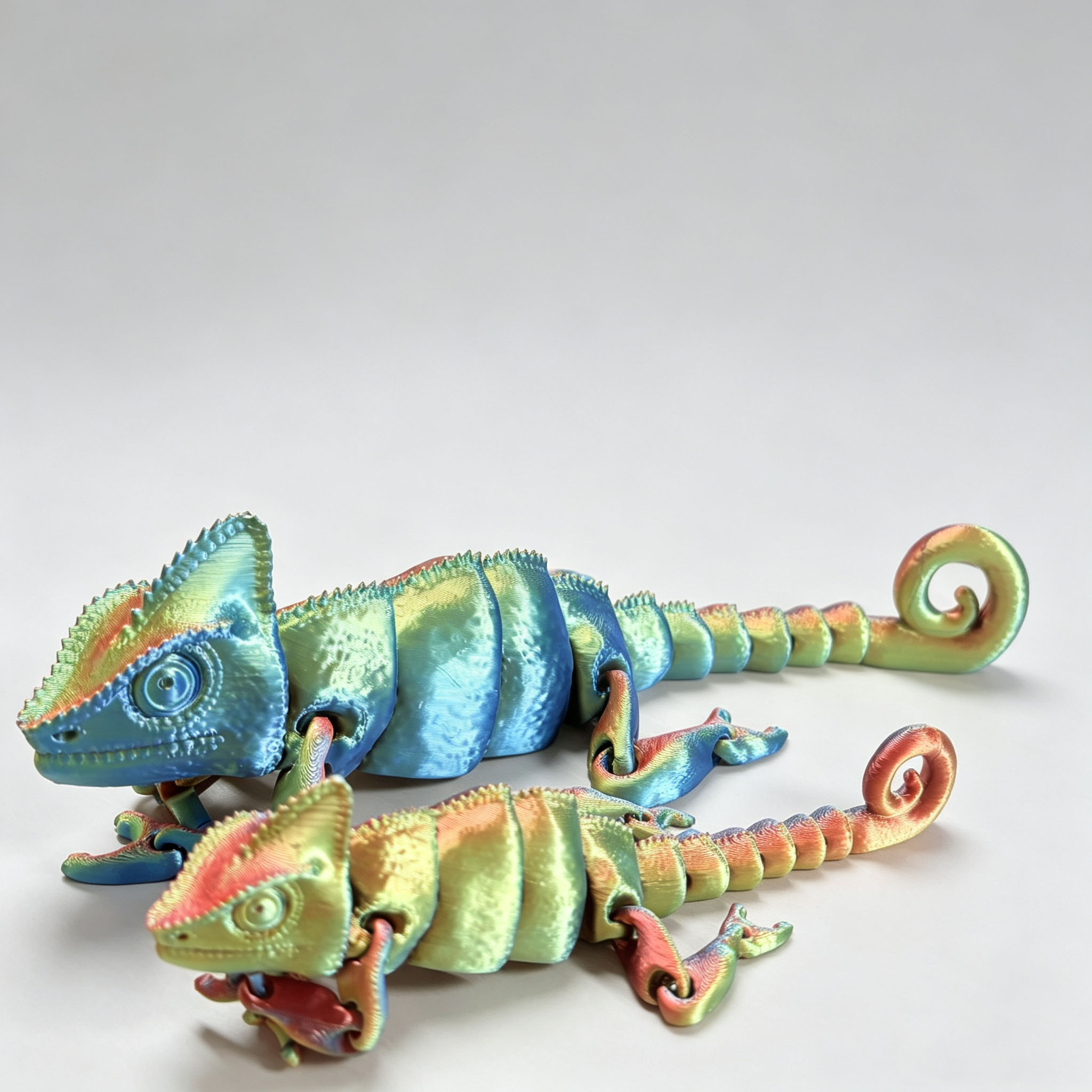 دمية شاميلون المفصلية المرنة ل - مراجعة 3D Printing Lizard وسعره