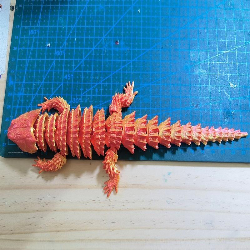 تماثيل زواحف متصلة مطبوعة ثلاث - مراجعة 3D Printing Lizard وسعره