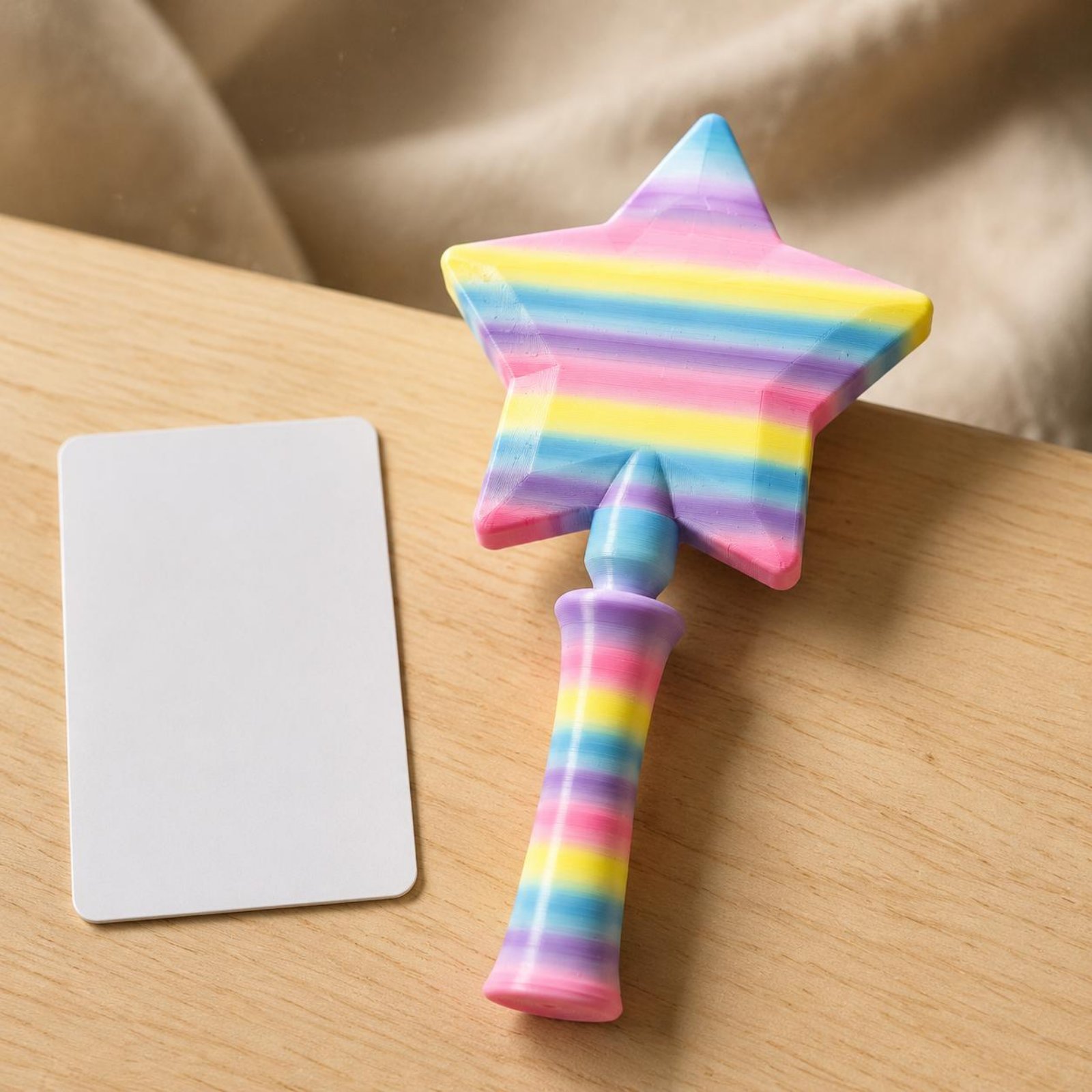 حامل بطاقات ستار واند مطبوع ثل - مراجعة 3D Printing Card وسعره