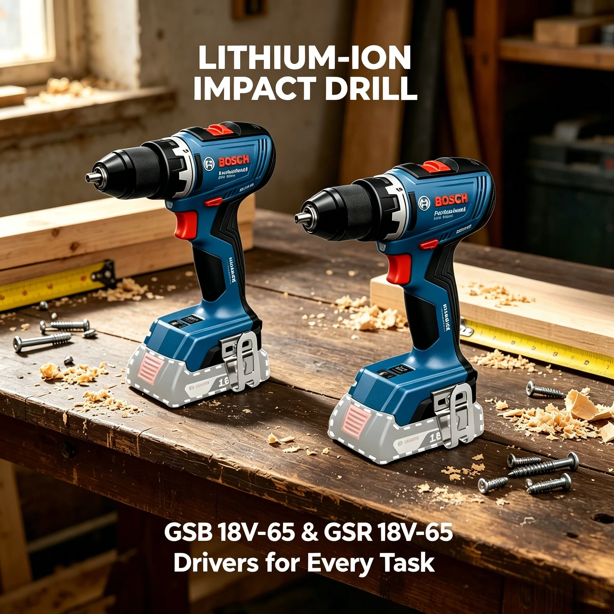 مثاقب بوش المدمجة GSR 18V-65 و - مراجعة Bosch Drill Gsb 18V وسعره