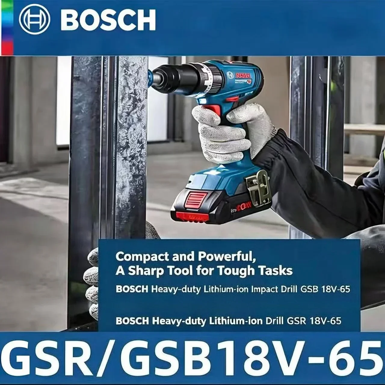 مثاقب بوش المدمجة GSR 18V-65 و - مراجعة Bosch Drill Gsb 18V وسعره