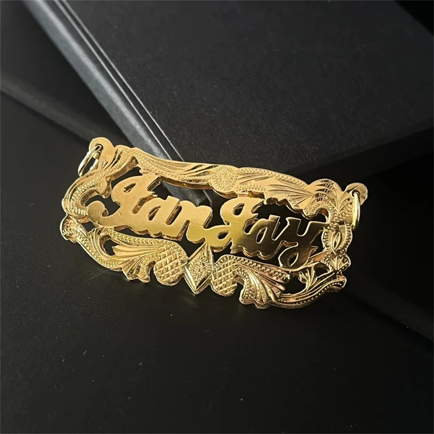 مخصص 18K مطلية بالذهب لوحة اسم - مراجعة 3D Printing Gold وسعره