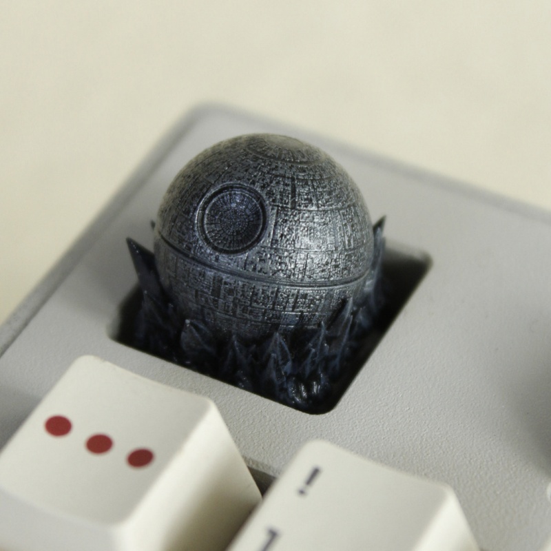 غطاء مفتاح HCY Death Star Arti - مراجعة 3D Printing Keycaps وسعره