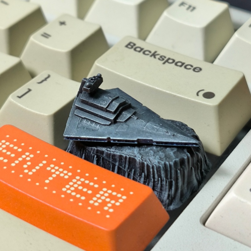 غطاء مفتاح HCY Death Star Arti - مراجعة 3D Printing Keycaps وسعره