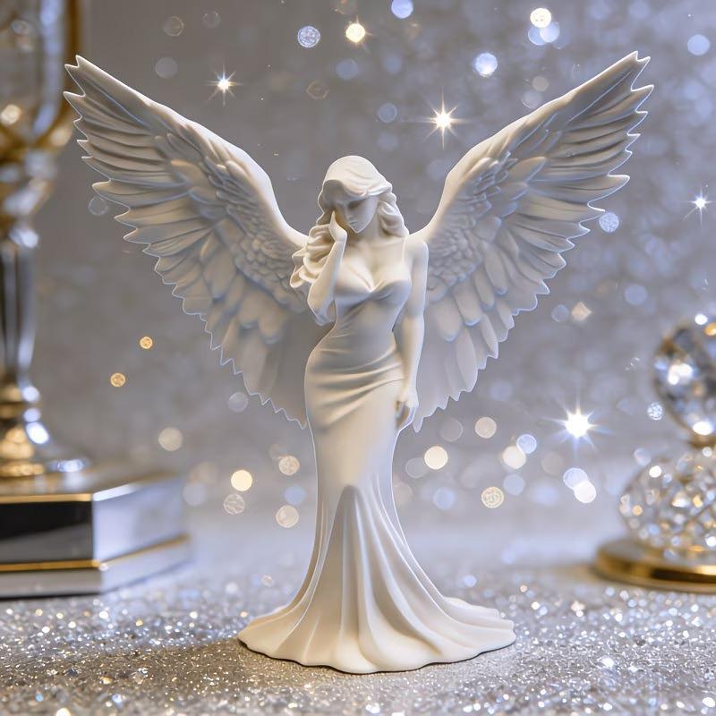 تمثال ملاك صليّي مطبوع بتقنية  - مراجعة 3D Printing Gold وسعره